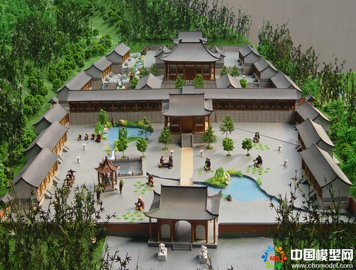 古建筑模型，古建沙盤(pán)模型