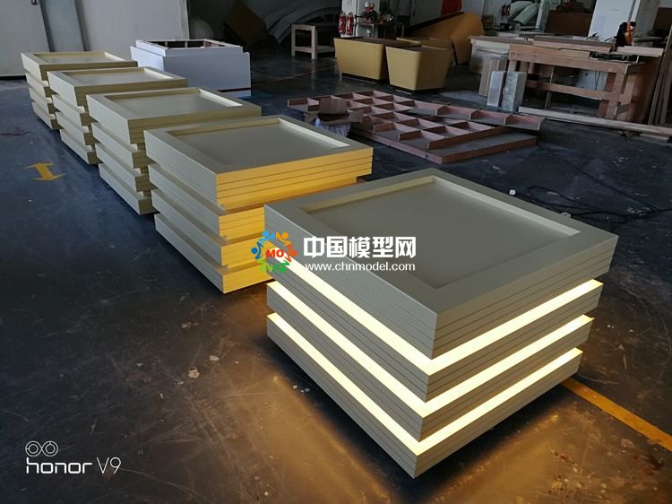 高檔樓盤模型底座，售樓部沙盤展臺（收藏）