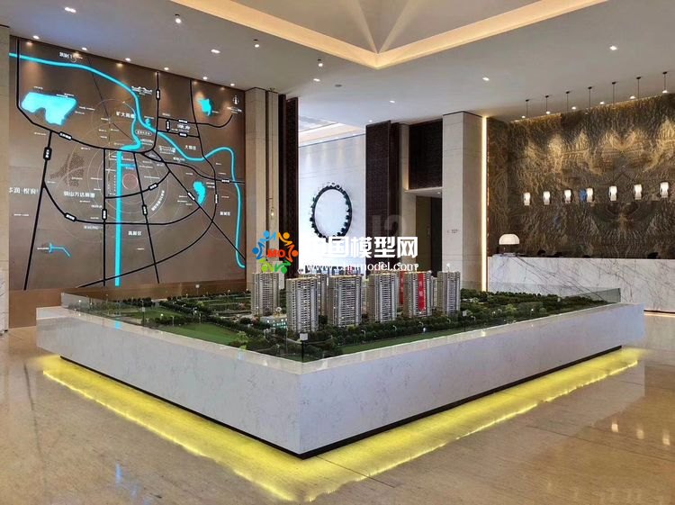 高檔樓盤模型底座，售樓部沙盤展臺（收藏）