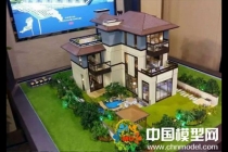 別墅模型主要突出環(huán)境觀，建筑按部就班即可