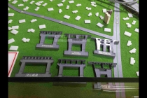 高速公路沙盤，橋梁隧道沙盤模型
