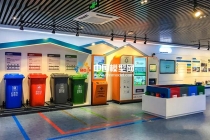 垃圾分類處理沙盤模型，垃圾分類展示教育沙盤模型